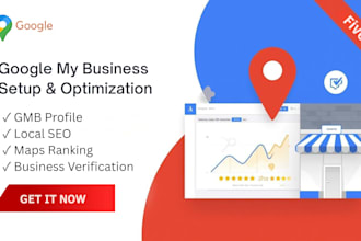 create and optimize google my business gmb profile for local SEO ranking