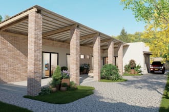 produce high quality 3d house renderings