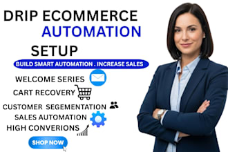 build drip ecommerce automation campaign setup for higher sales