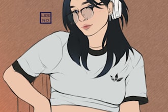 draw a 2d illustration