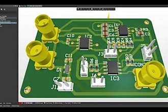 do pcb layout, esp32 firmware development product design enclosure design