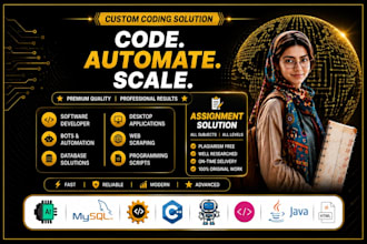 script java python bot c sql database programming  project assignment developer
