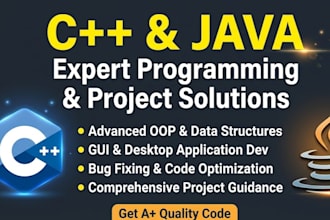 do your java programming projects and cpp assignments