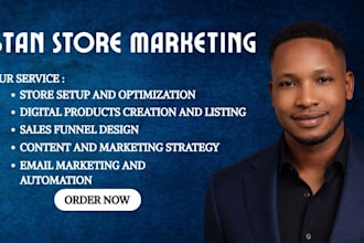 setup stan store marketing, stan store promotion and upload digital products