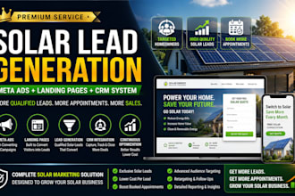 generate exclusive solar leads with meta ads and landing pages