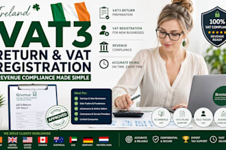 prepare ireland vat3 return vat registration revenue tax compliance