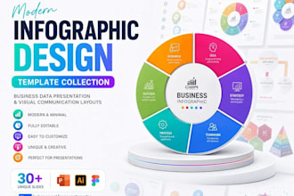 design business infographic flowchart and diagram, data visualization