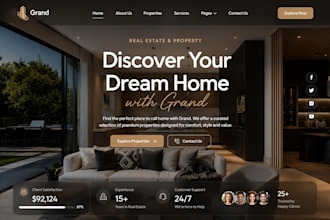 build property developer website rental booking website idx property listing