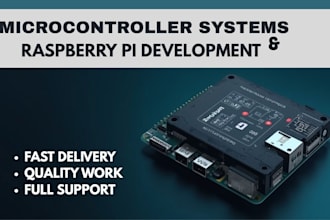 design microcontroller, pcb sensor integration, c programming and raspberry pi