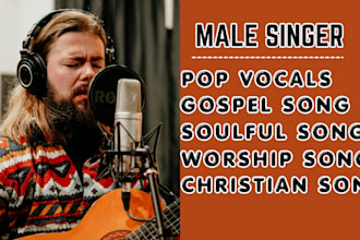 male gospel singer christian song male christian worship singer gospel vocalist
