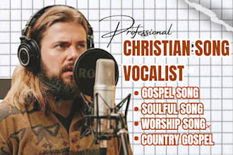 male gospel singer christian song male christian worship singer gospel vocalist
