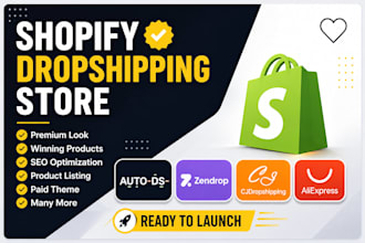 build shopify dropshipping store with autods zendrop cjdropshipping integration