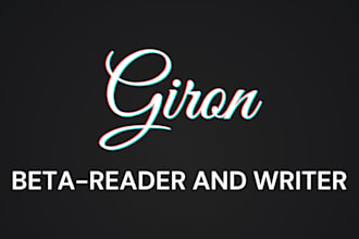 beta read and review your text