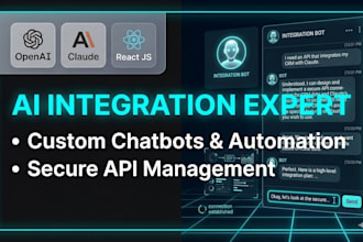 integrate openai and claude API into your react application