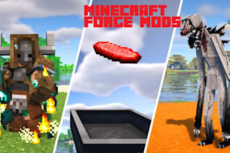 create custom minecraft forge mods, mobs, bosses