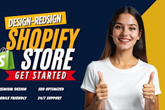 design a professional shopify store