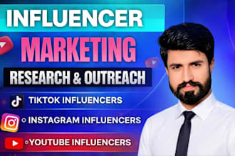 create an influencer marketing strategy and research targeted influencers