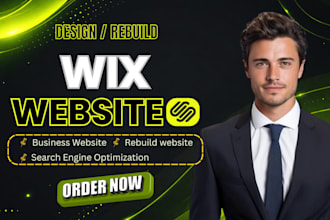 design wix website, redesign wix website, wix ecommerce store, wix studio expert