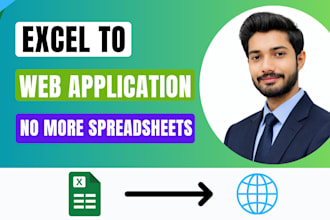 convert excel file to dynamic web app using laravel and php