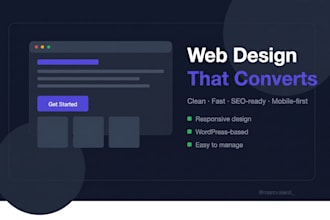 design a clean, fast website for your business
