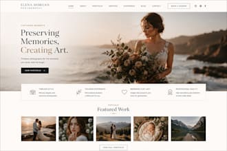 design photography website art gallery website wedding invitation website design