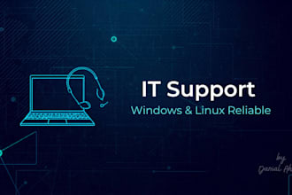 provide remote IT support and troubleshooting for windows and linux