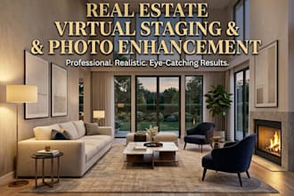 do real estate virtual staging empty room furniture declutter property photo
