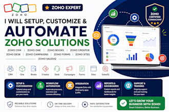 setup zoho books zoho inventory and zoho finance apps