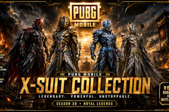 design eye catching pubg mobile youtube thumbnails