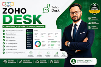 configure, customize, and automate zoho desk