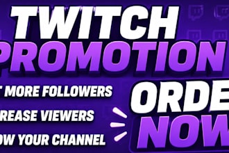 do twitch promotion to market your channel organically, affiliate
