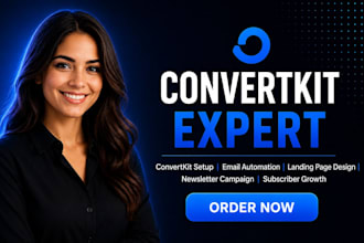 setup convertkit newsletter landing page convertkit expert email marketing