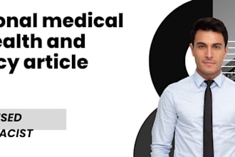 write medical and healthcare articles