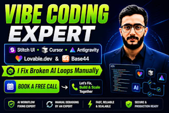 be your vibe coding expert to build, fix, and deploy your saas mvp