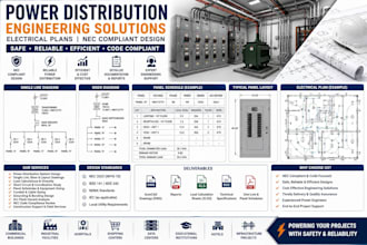 do power distribution engineering solution electrical plans nec compliant design