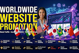 promote your website, blog, store, or business worldwide