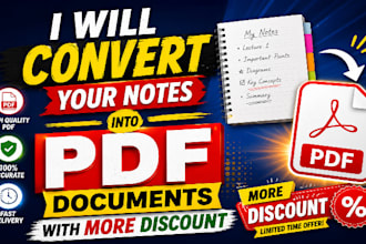 turn handwritten notes into digital documents