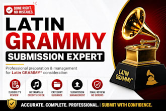 prepare your album for latin grammy submission
