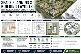 create space planning building layouts architectural design master plans