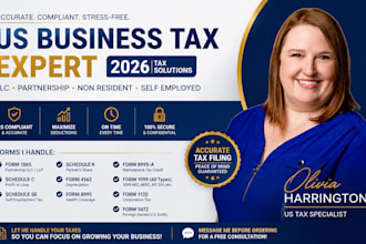 file US llc tax returns form 1065, 1120, 1040 and all irs business tax forms
