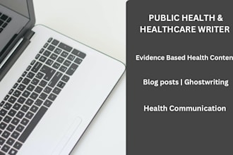 ghostwrite public health and healthcare content