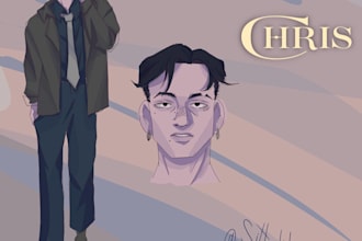 draw your original character in full body