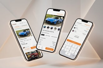 develop decentralized online car auction app, ai smart auction blockchain app