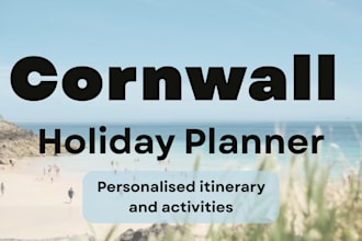 create a personalized cornwall travel itinerary