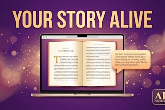 ghostwrite your life story as a living website with an ai concierge