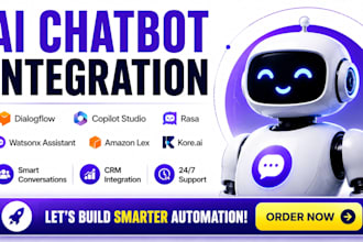 integrate dialogflow copilotstudio rasa watsonxassistant amazonlex koreai
