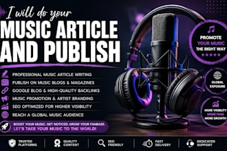music article music promotion music magazine google news guest post music blog