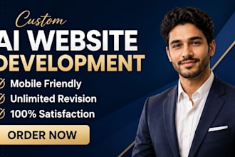 build ai powered websites, saas apps, mobile apps as a full stack ai developer