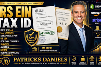 get irs ein tax id for non US resident llc owners fast
