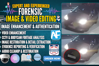 do professional forensic image and video editing, restoration, and enhancement